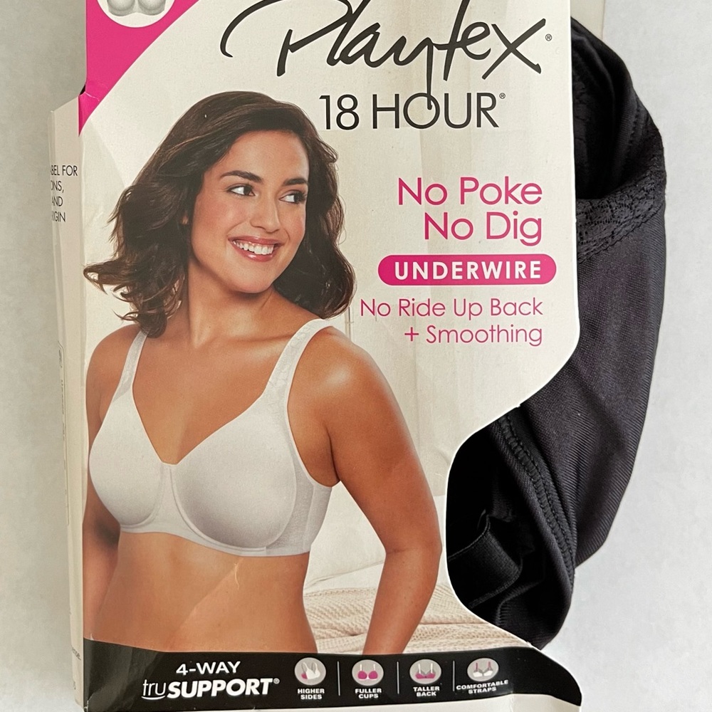 Playtex Women's 18 Hour No Poke No Dig Underwire Bra US4698